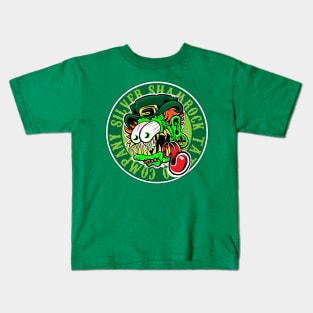 Silver Shamrock Tattoo Company Leprechaun Fink in Color! Kids T-Shirt